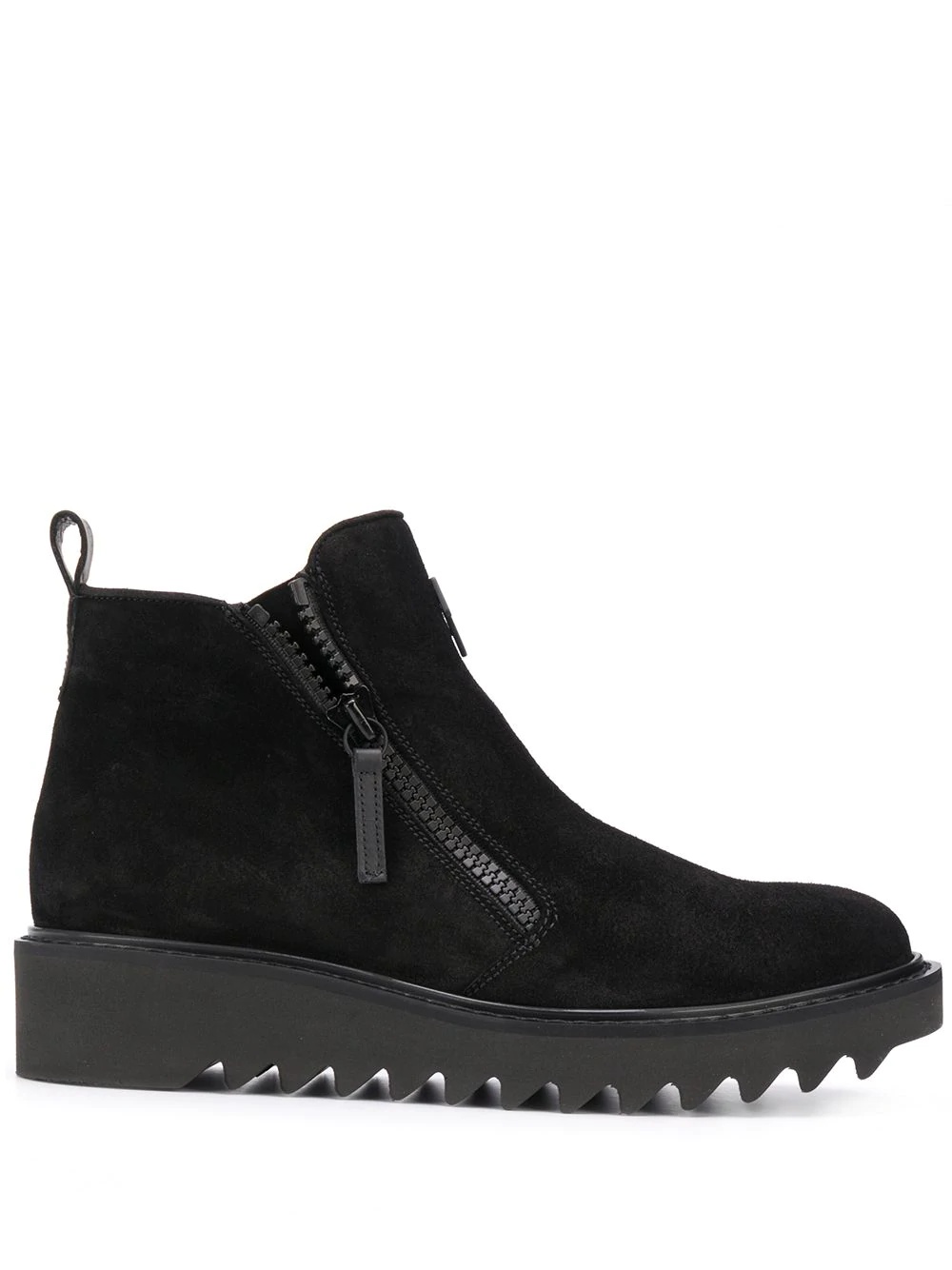 side zip ankle boots - 1