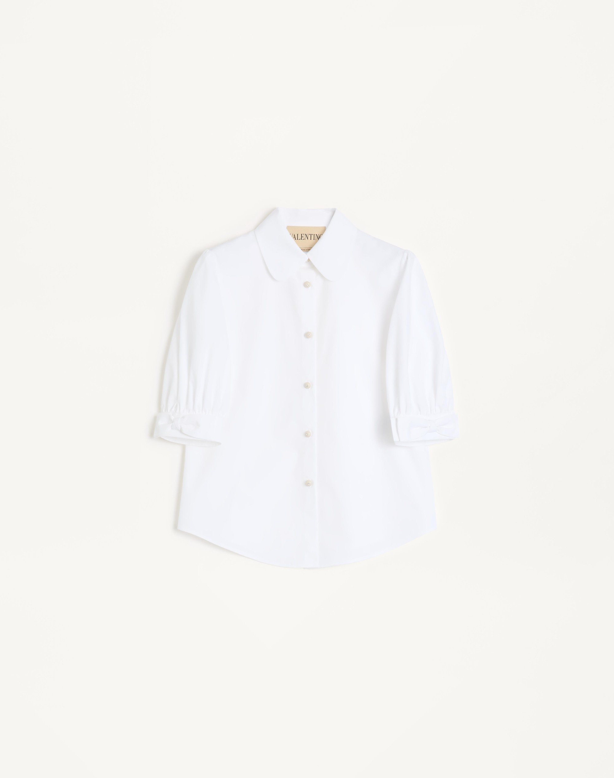 COTTON POPELINE SHIRT - 1