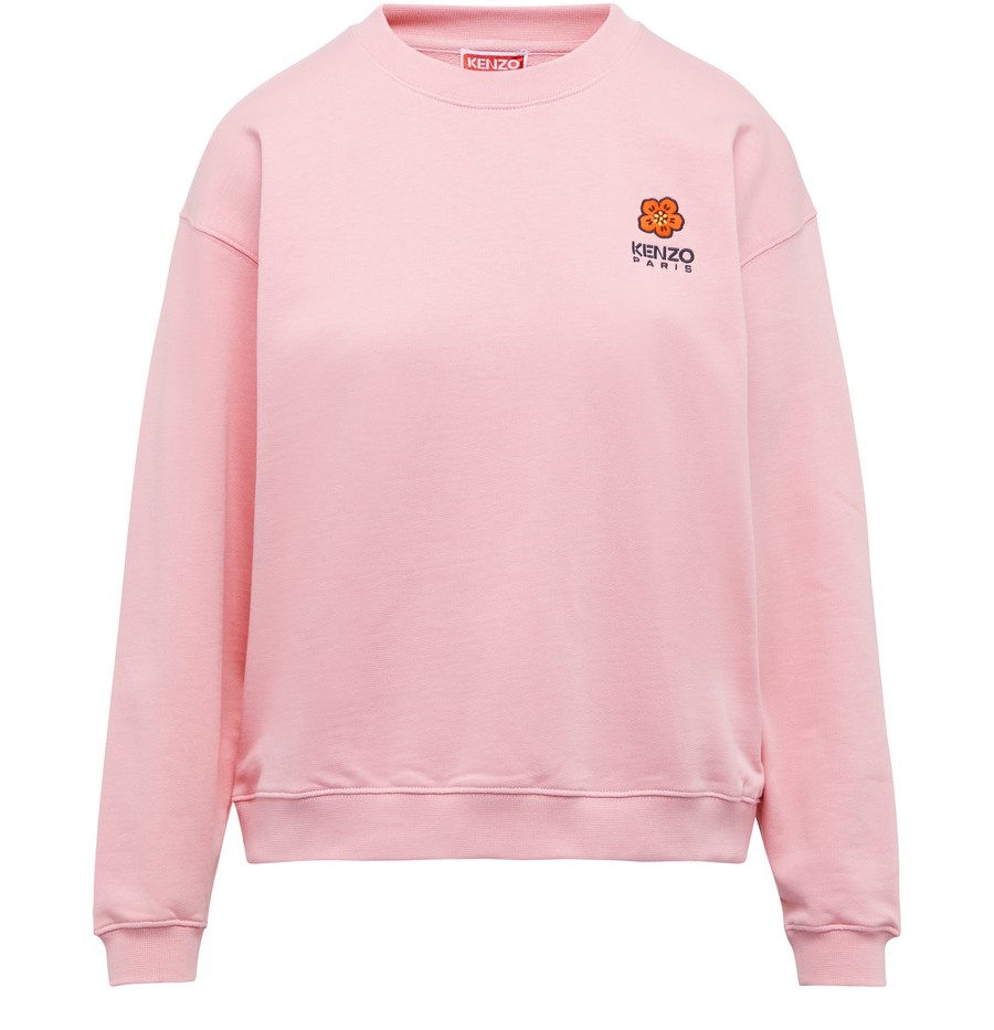 Crest logo regular sweatshirt - 1