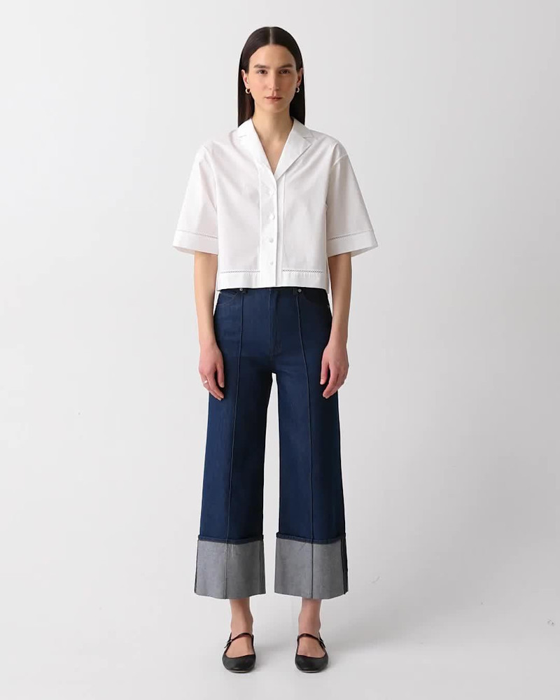 Cuffed Pant in Relaxed Denim 6