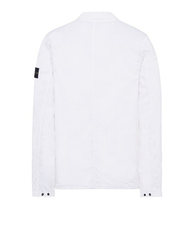 Stone Island 12619 SUPIMA® COTTON TWILL STRETCH-TC WHITE outlook