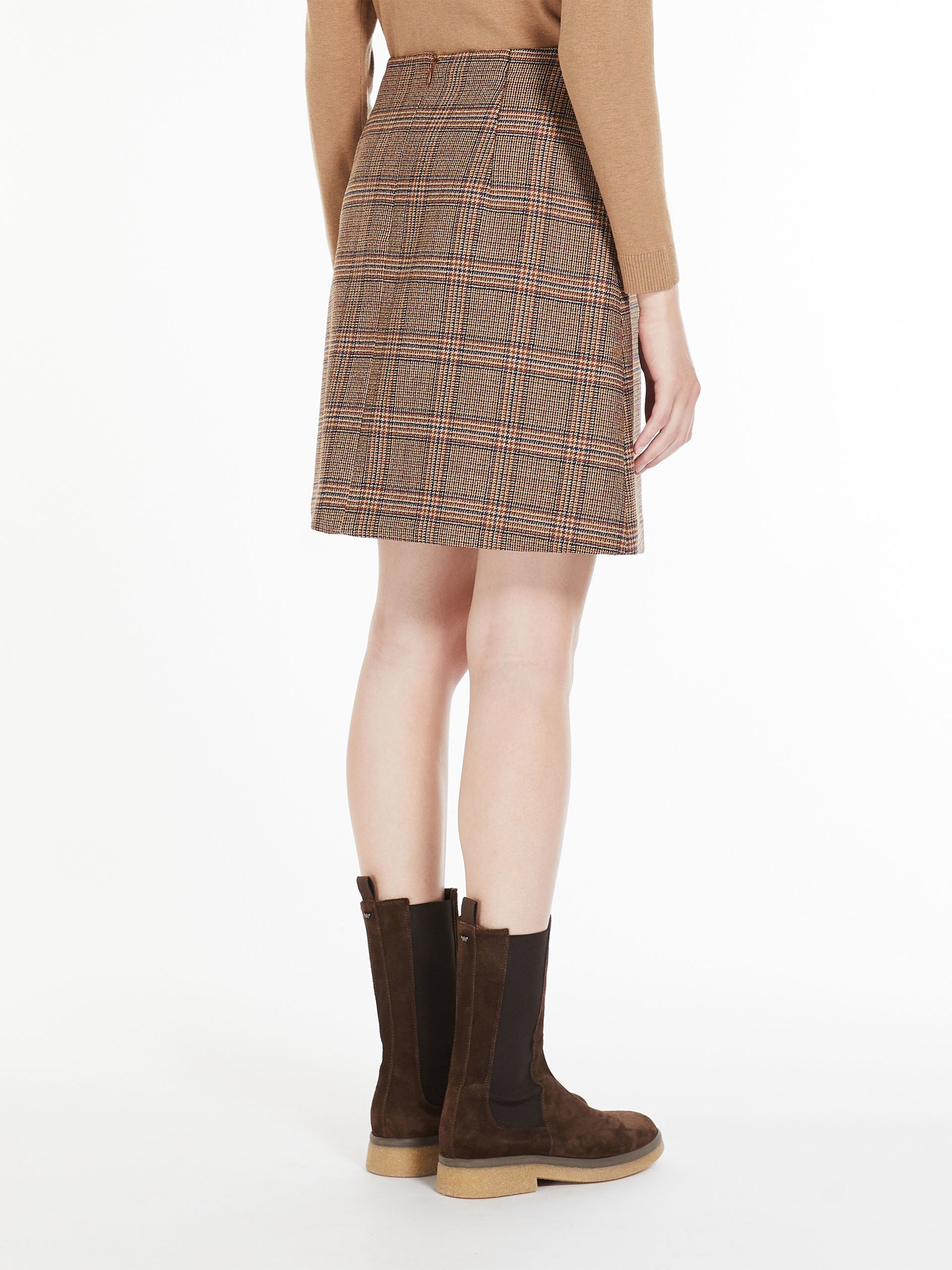 RICAMO Wool skirt - 4