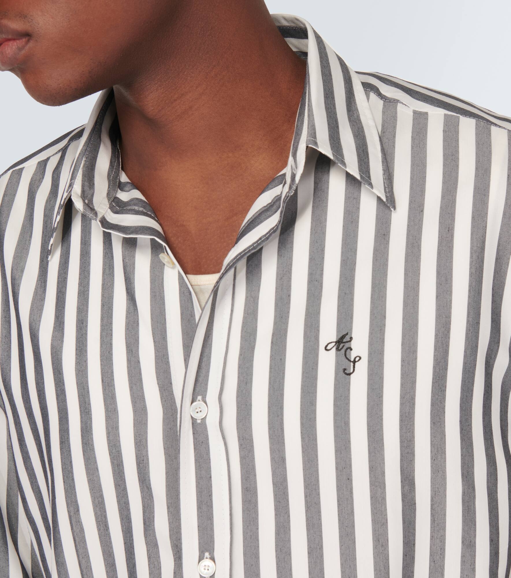Oversized striped shirt - 6