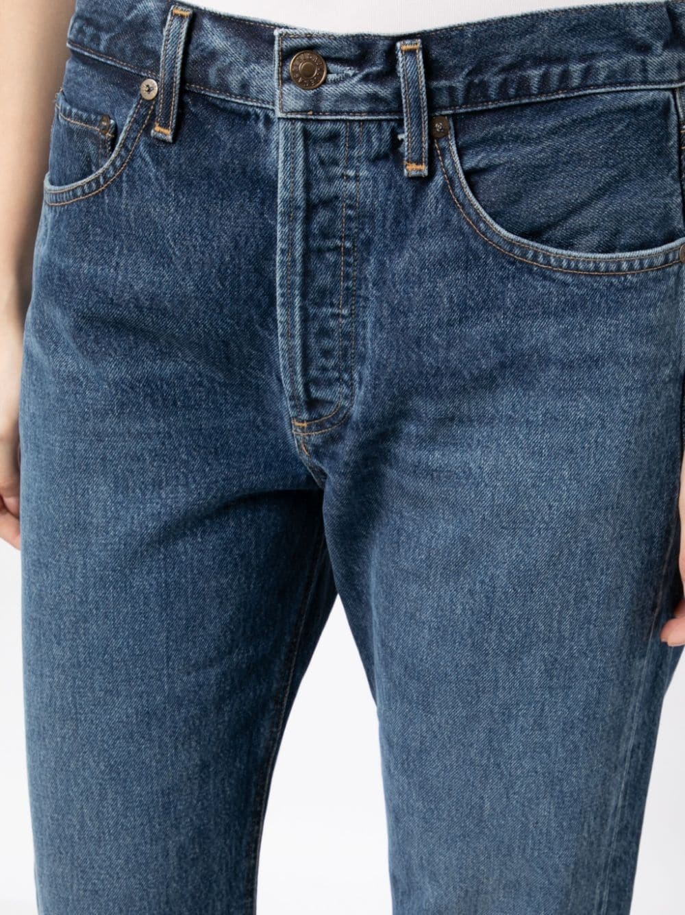 high-rise cropped jeans - 5