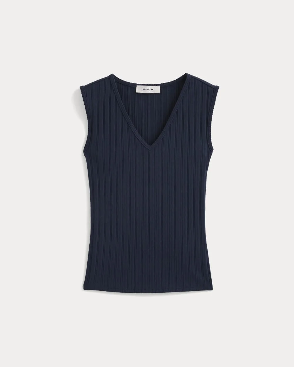 V-NECK TANK IN POINTELLE - 1