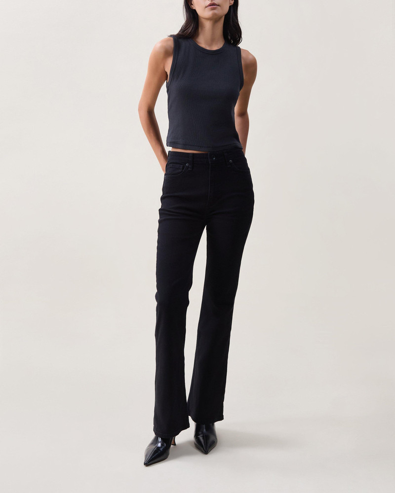Casey Flare Jeans High Stretch in Black 1