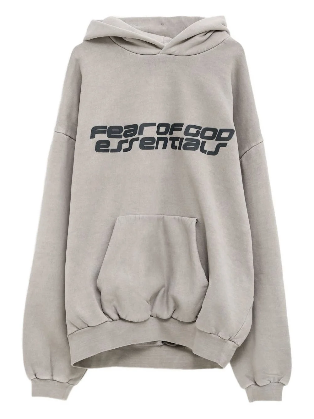 90s logo-print hoodie - 1