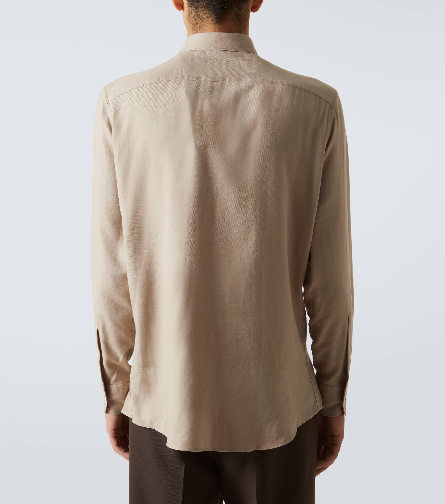 Cotton and cashmere shirt - 4