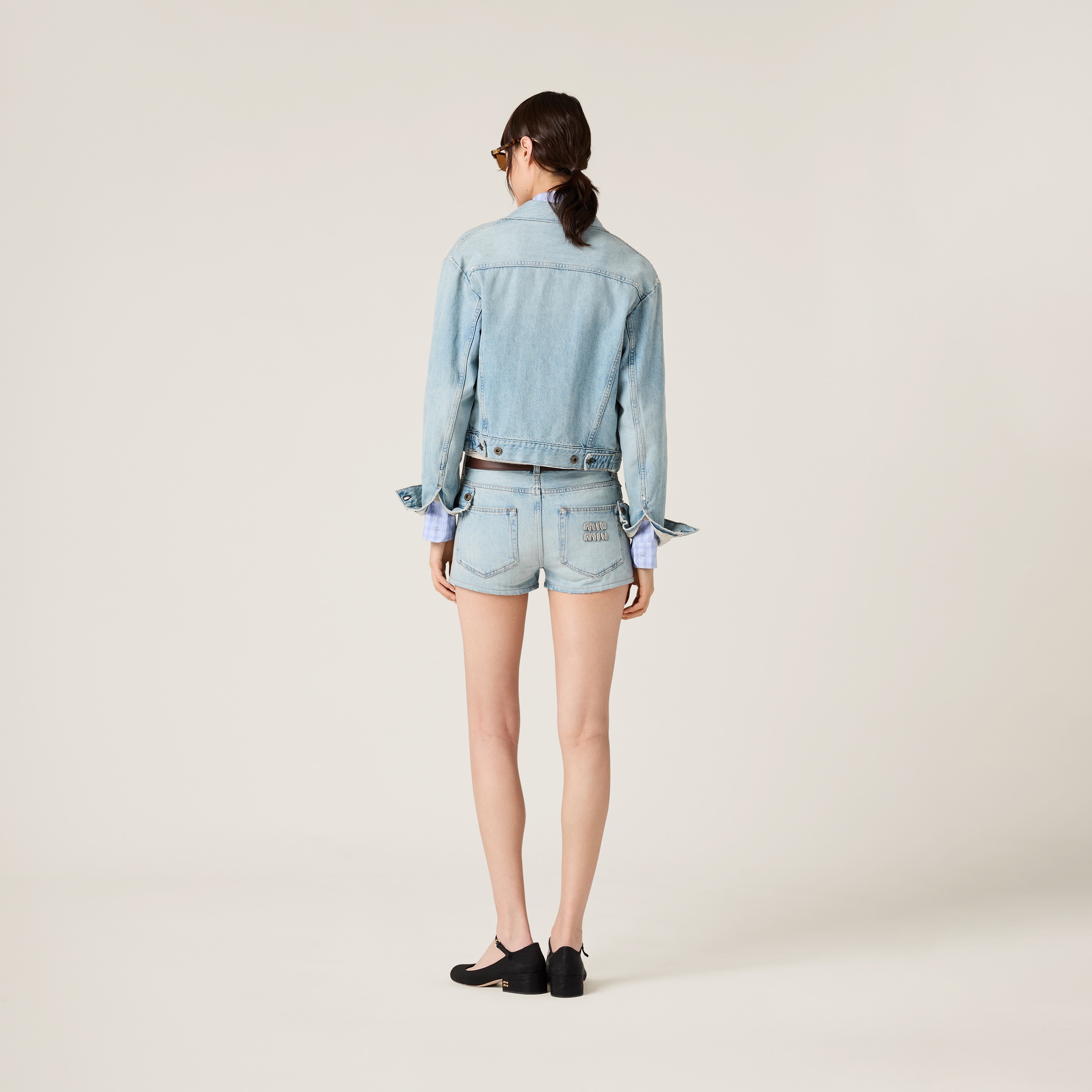 Denim shorts - 3