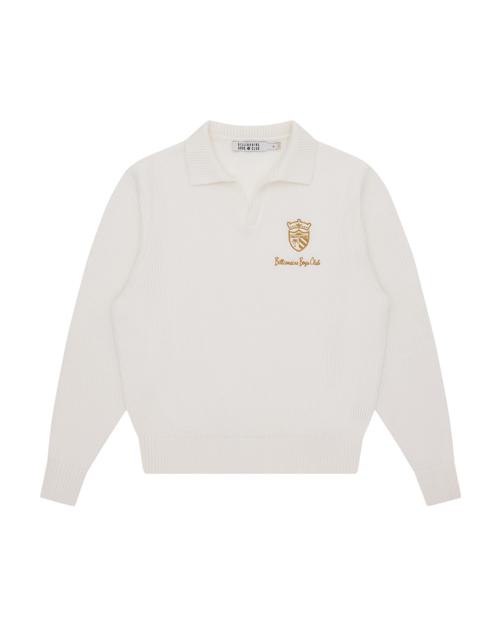 CLUBHOUSE KNITTED COLLARED JUMPER - 1