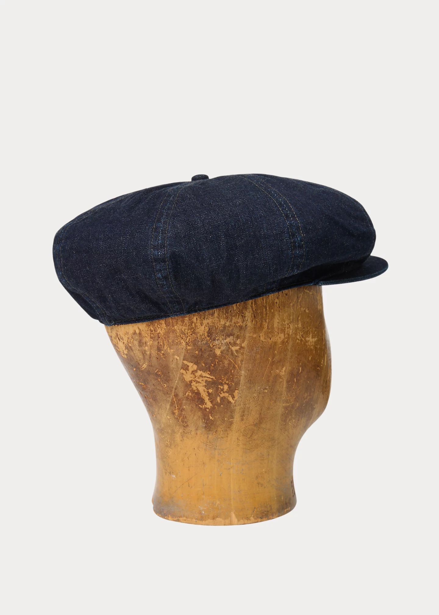 Indigo Denim Newsboy Cap - 2