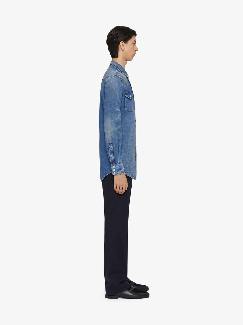 SLIM FIT SHIRT IN DENIM 3