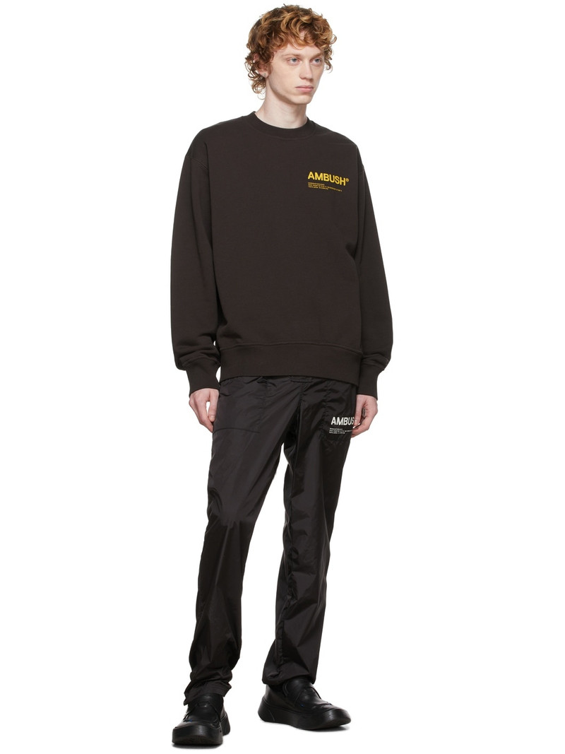 Ambush Brown 'Workshop' Sweatshirt outlook