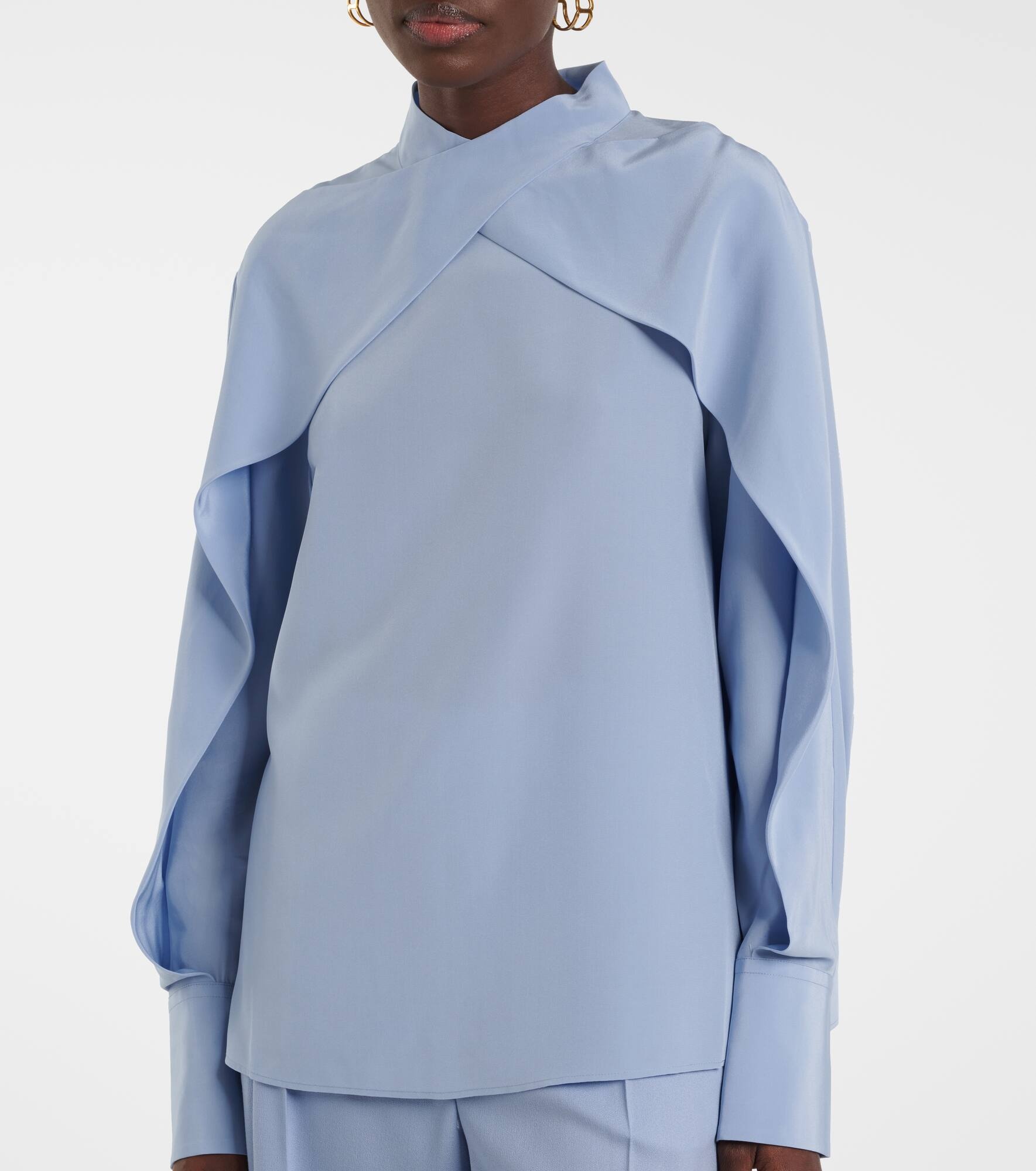 Bailie silk crêpe de chine blouse - 4