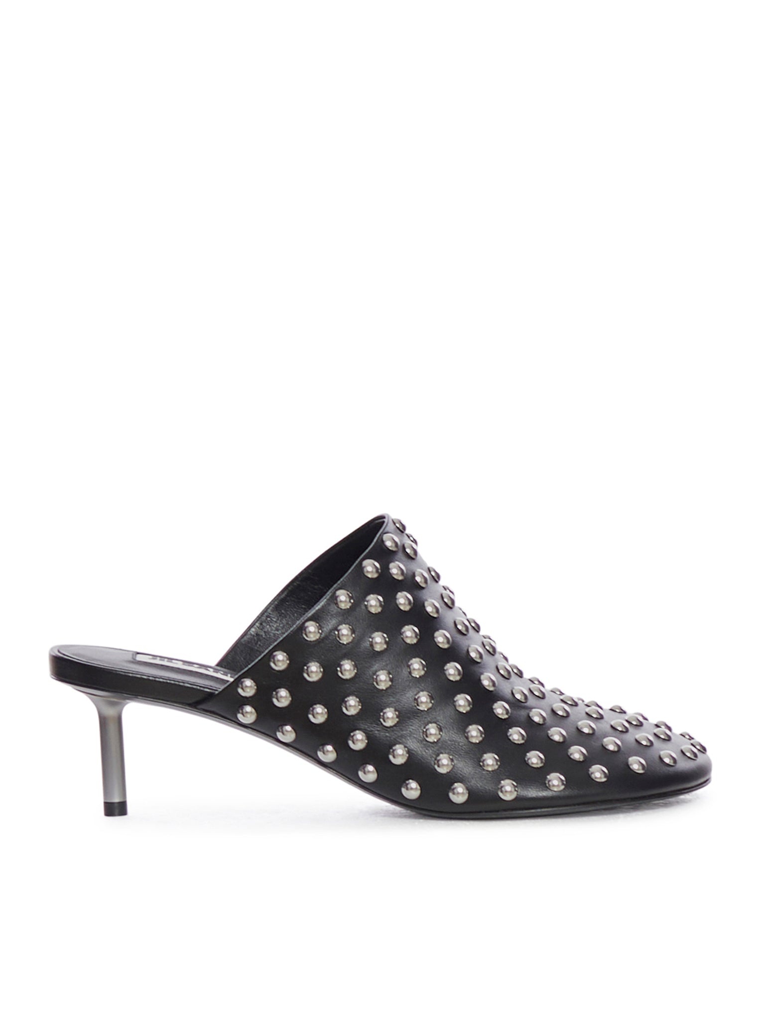 LEATHER MULES WITH STUDS - 1