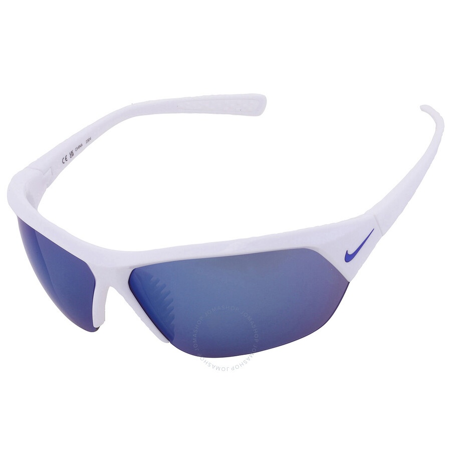 Nike Blue Mirror Wrap Men's Sunglasses NIKE SKYLON ACE FQ4683 104 69 - 3