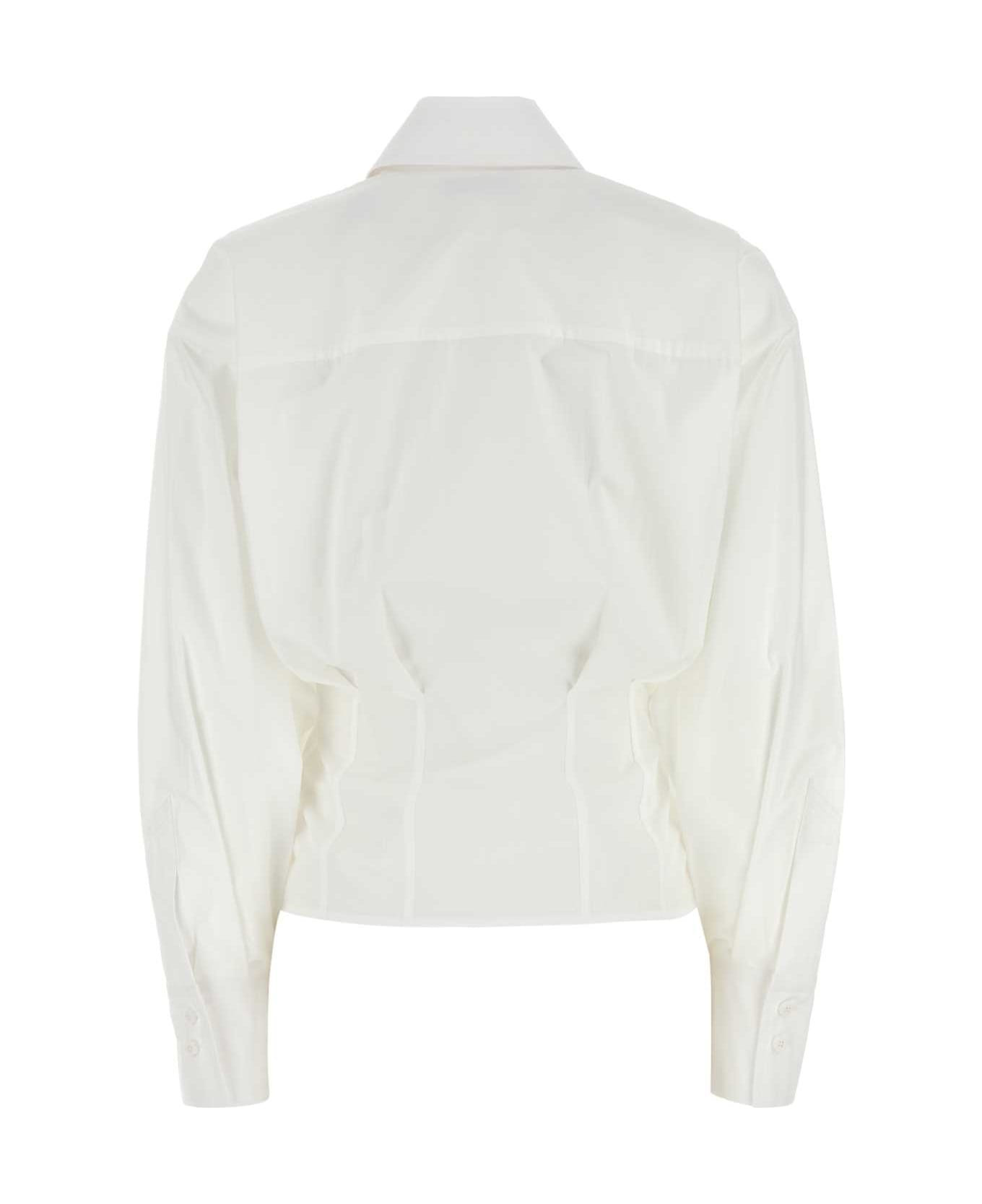 White Poplin Shirt - 2