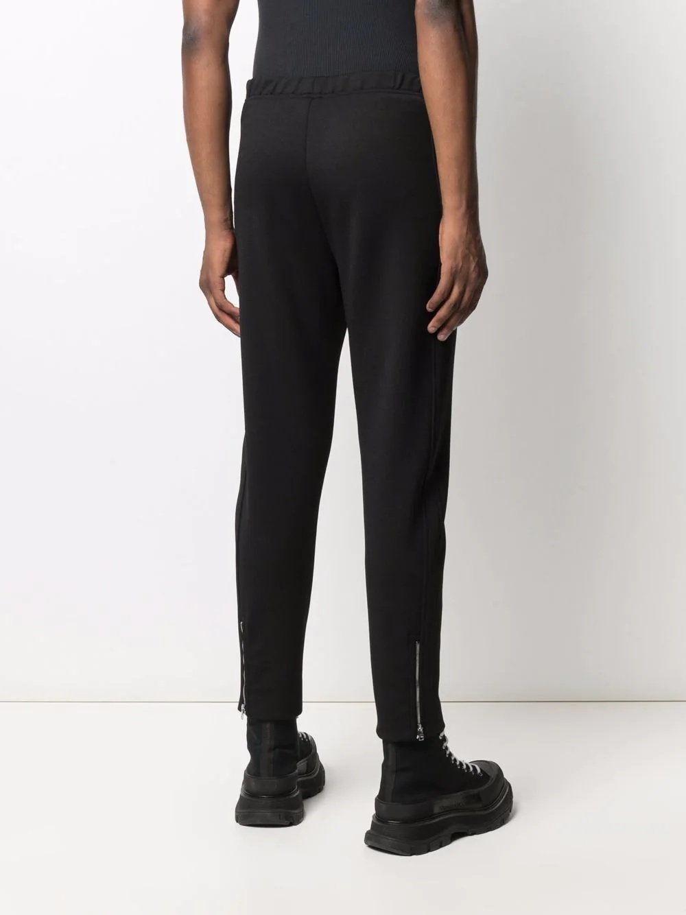 ankle-zip track pants - 4