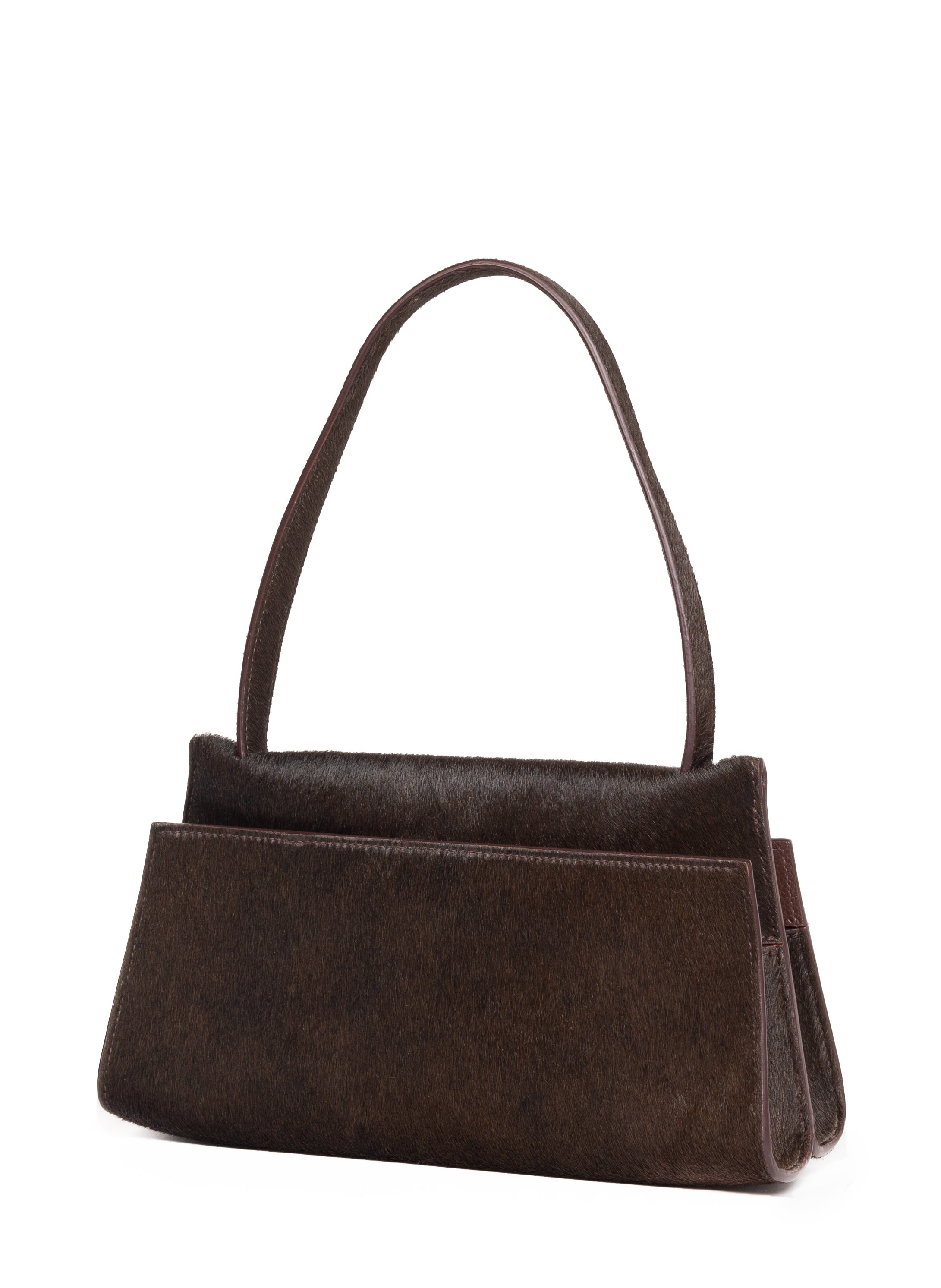 Long Papillon Calf Leather Dark Brown - 2