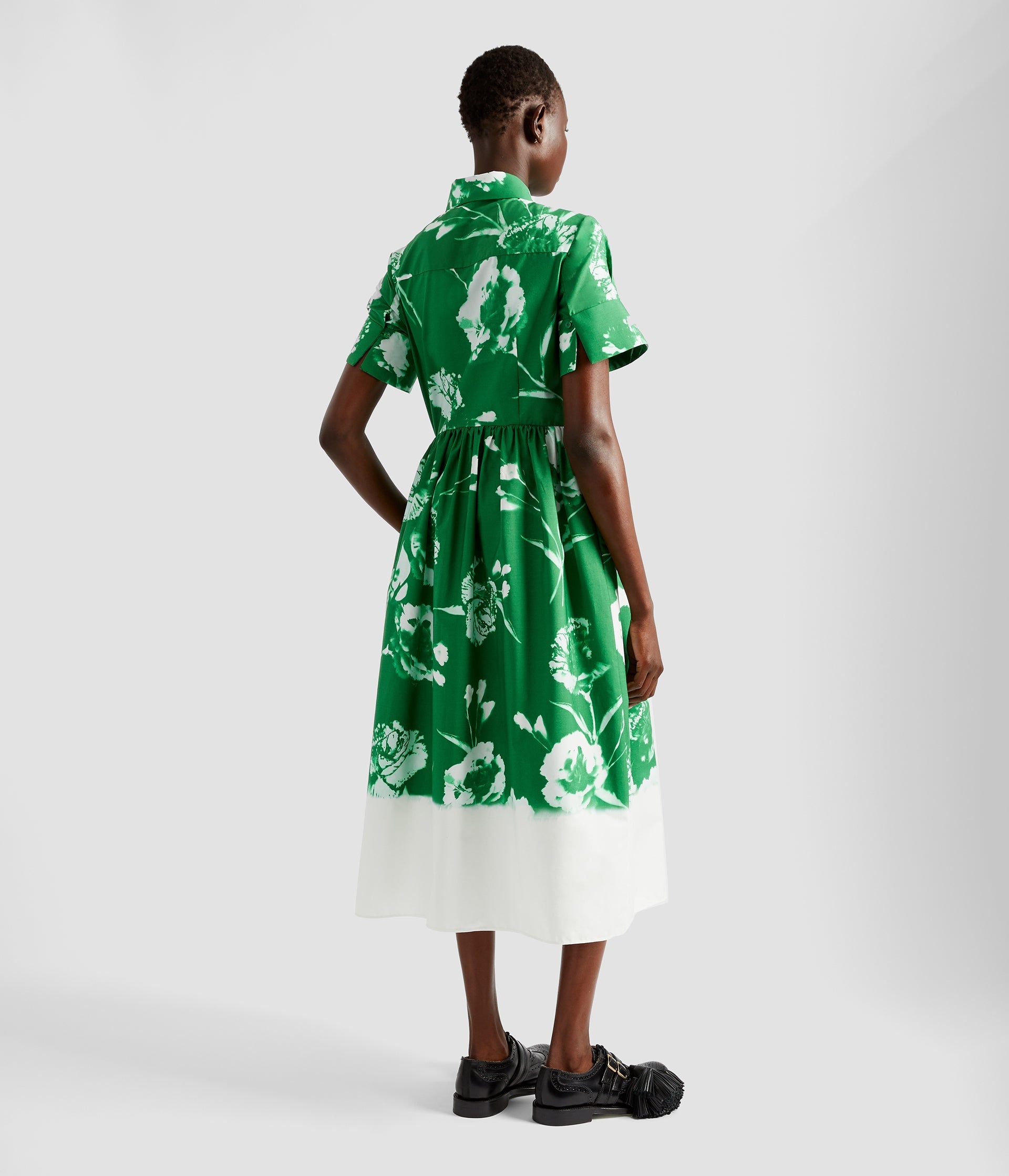 SHORT SLEEVE SHIRT DRESS - 3