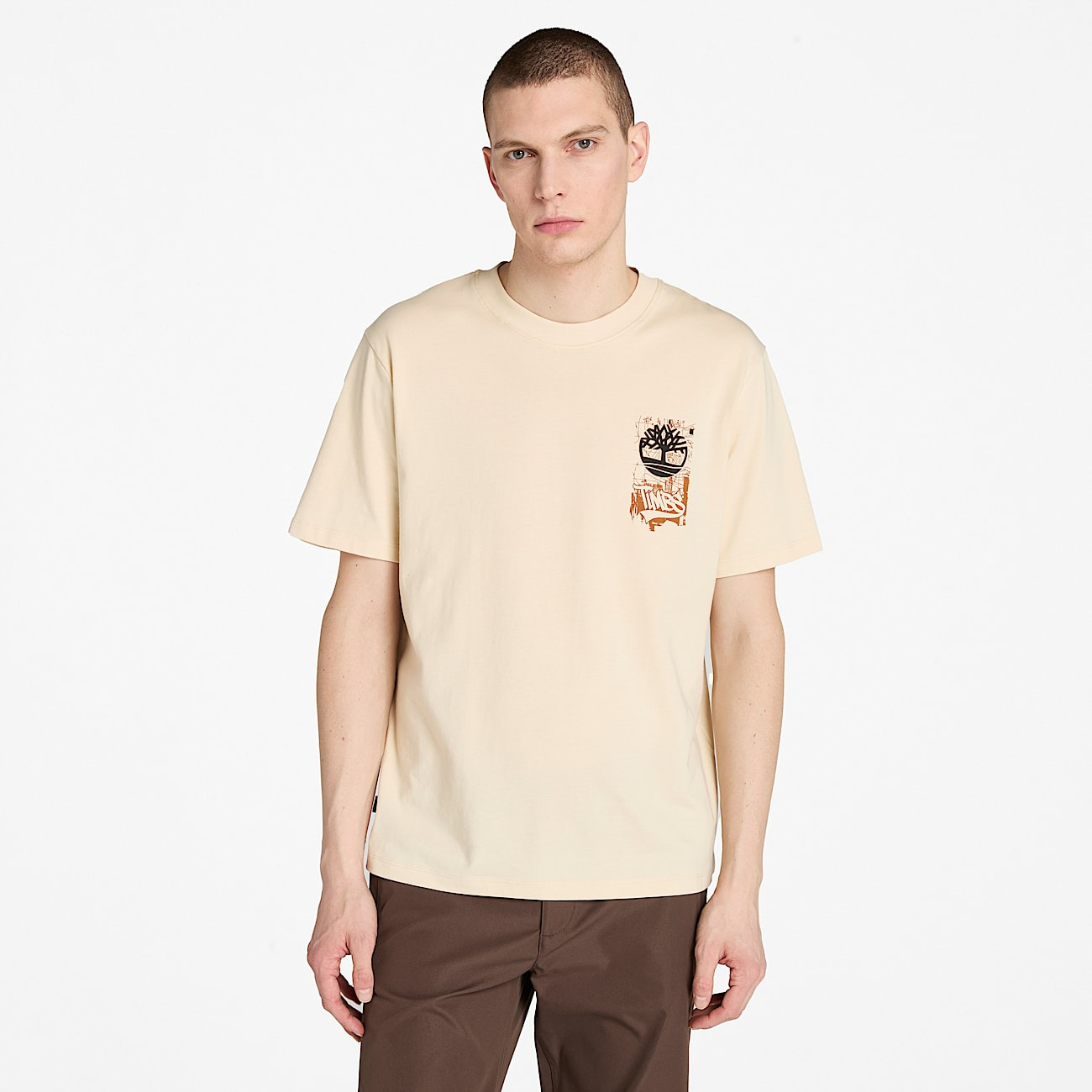 Men's Timberland® Brand Carrier Slogan Back Graphic T-Shirt - 2