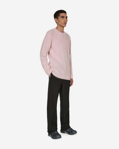 Comme des Garçons Homme Plus Mohair Crewneck Sweater Pink outlook