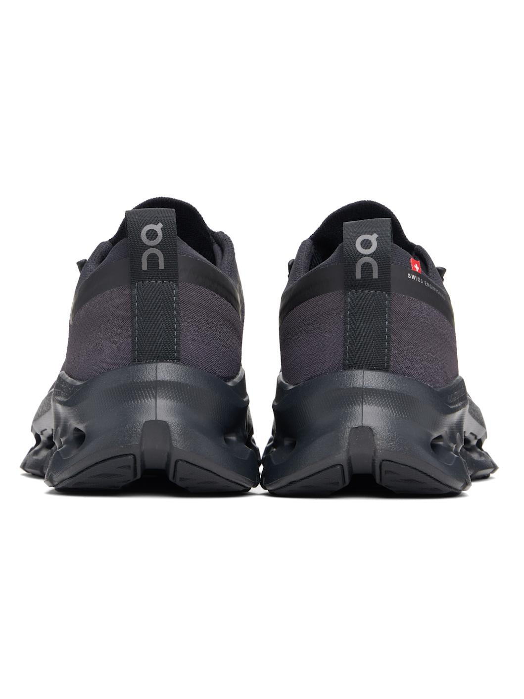 Black Cloudtilt Moon Sneakers - 2