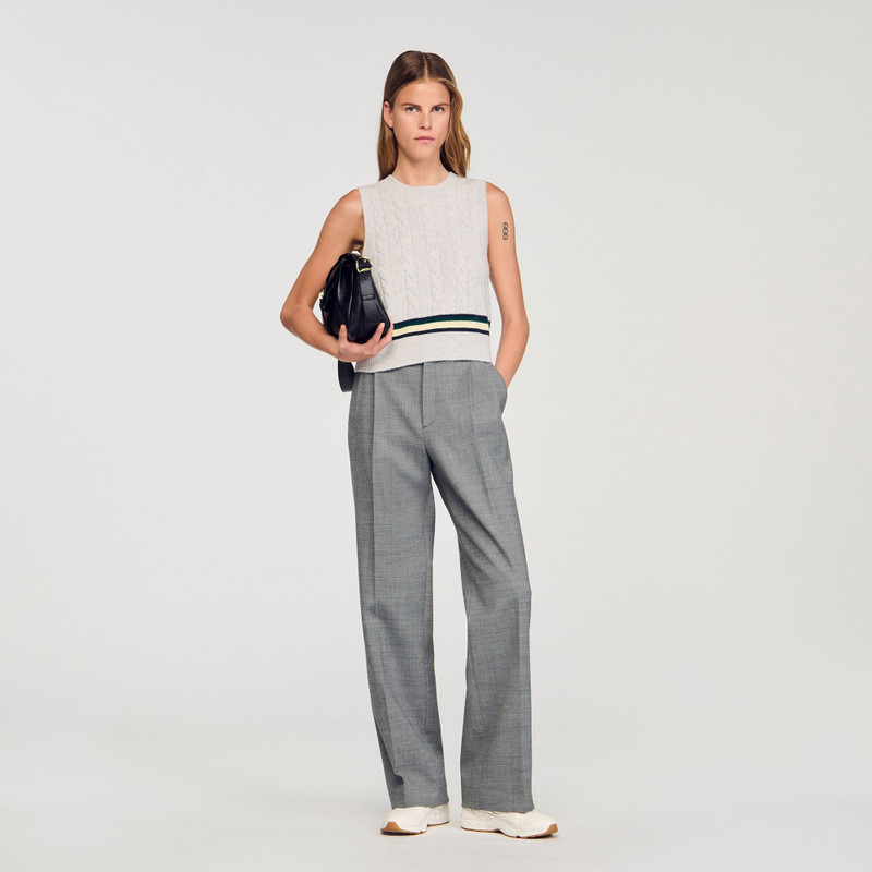 Sandro STRAIGHT-LEG TROUSERS outlook
