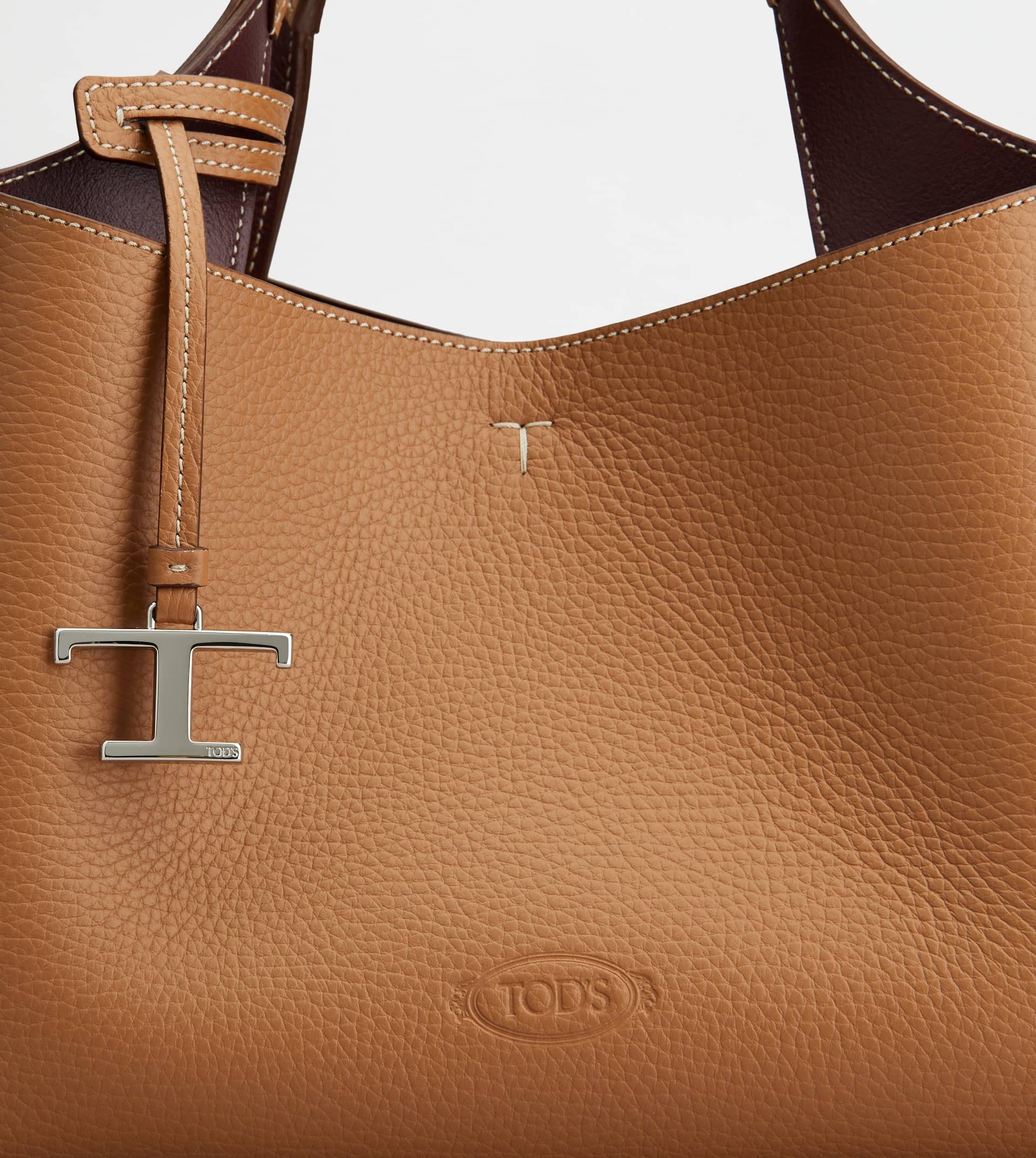 BAG IN LEATHER MINI - BROWN - 4