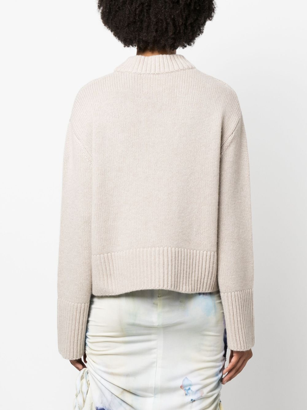 crew-neck cashmere jumper - 4