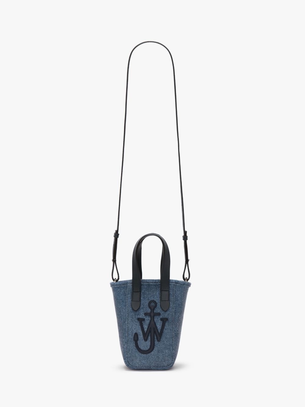 MINI BELT TOTE - MINI VELVET PRINTED DENIM TOTE BAG - 5