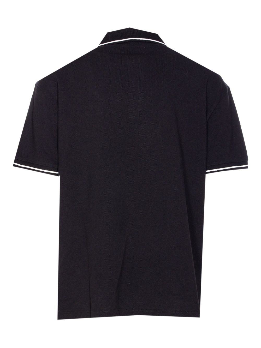 contrasting-trim polo shirt - 2