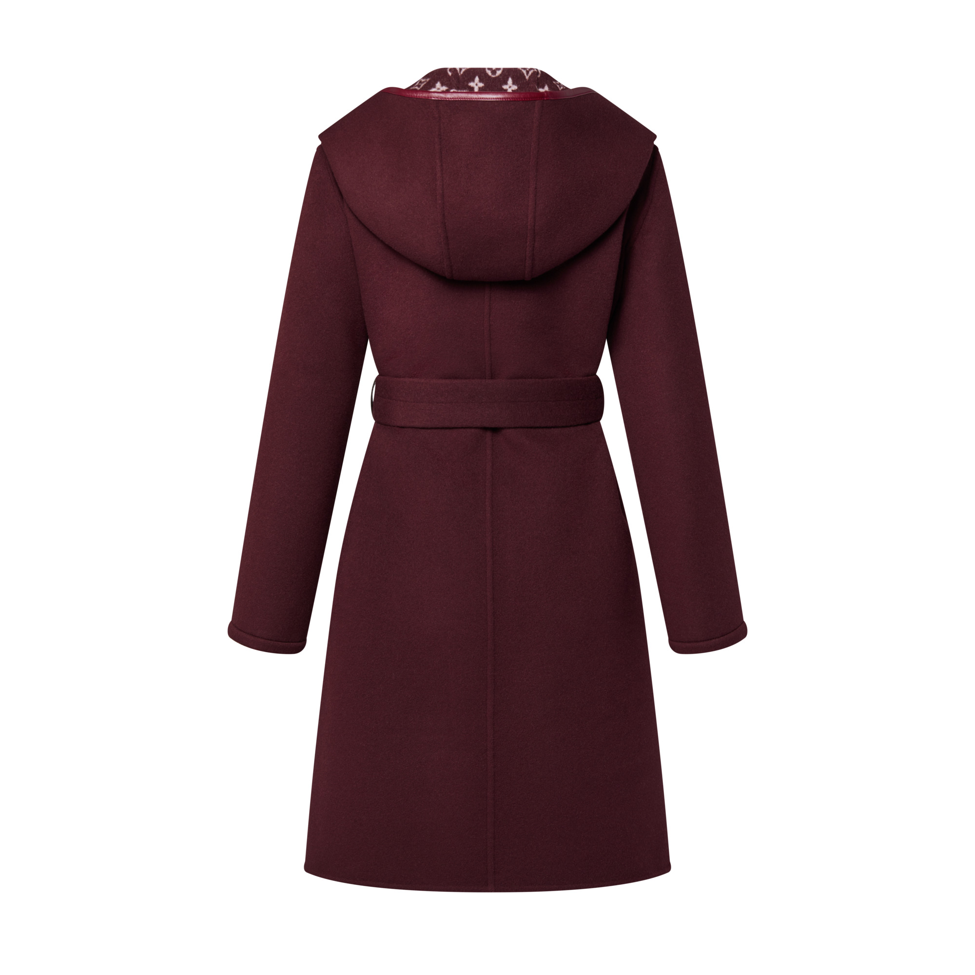 Signature Long Hooded Wrap Coat - 3