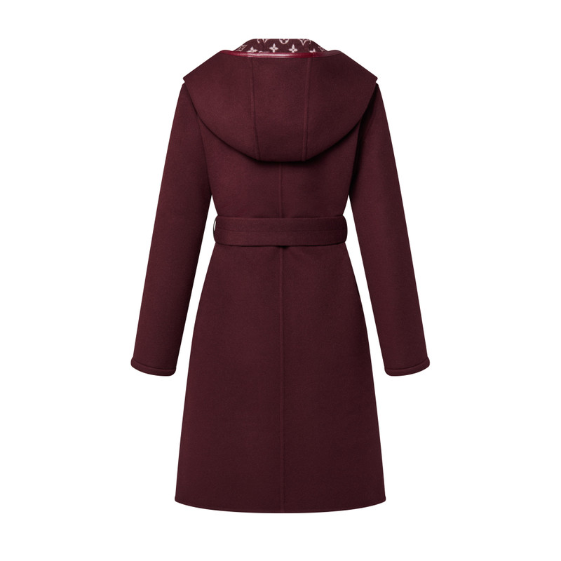 Signature Long Hooded Wrap Coat 3