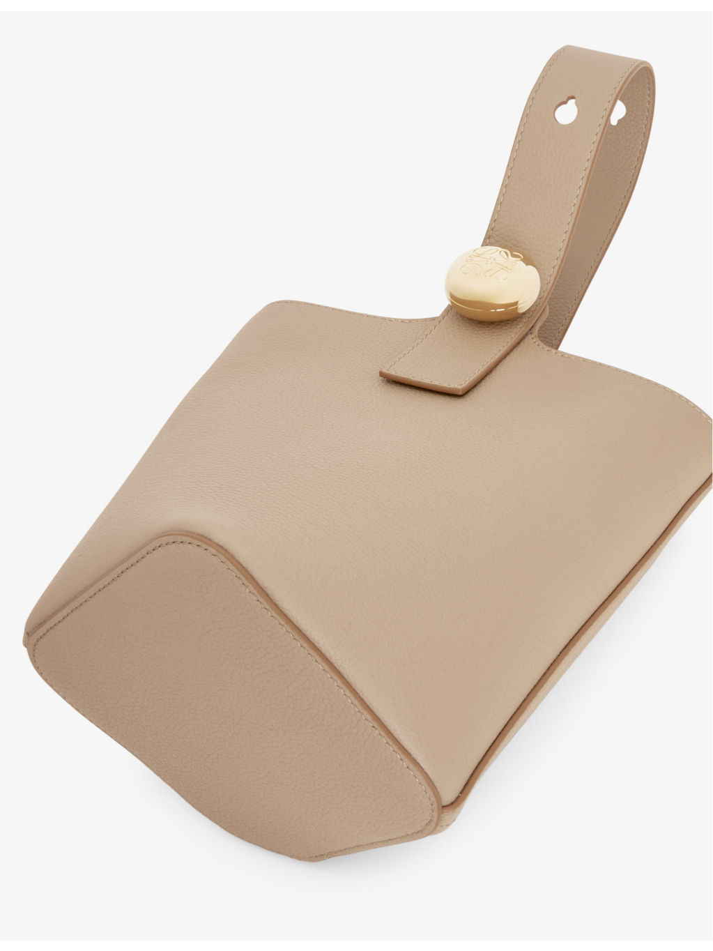 Pebble mini leather bucket bag - 8