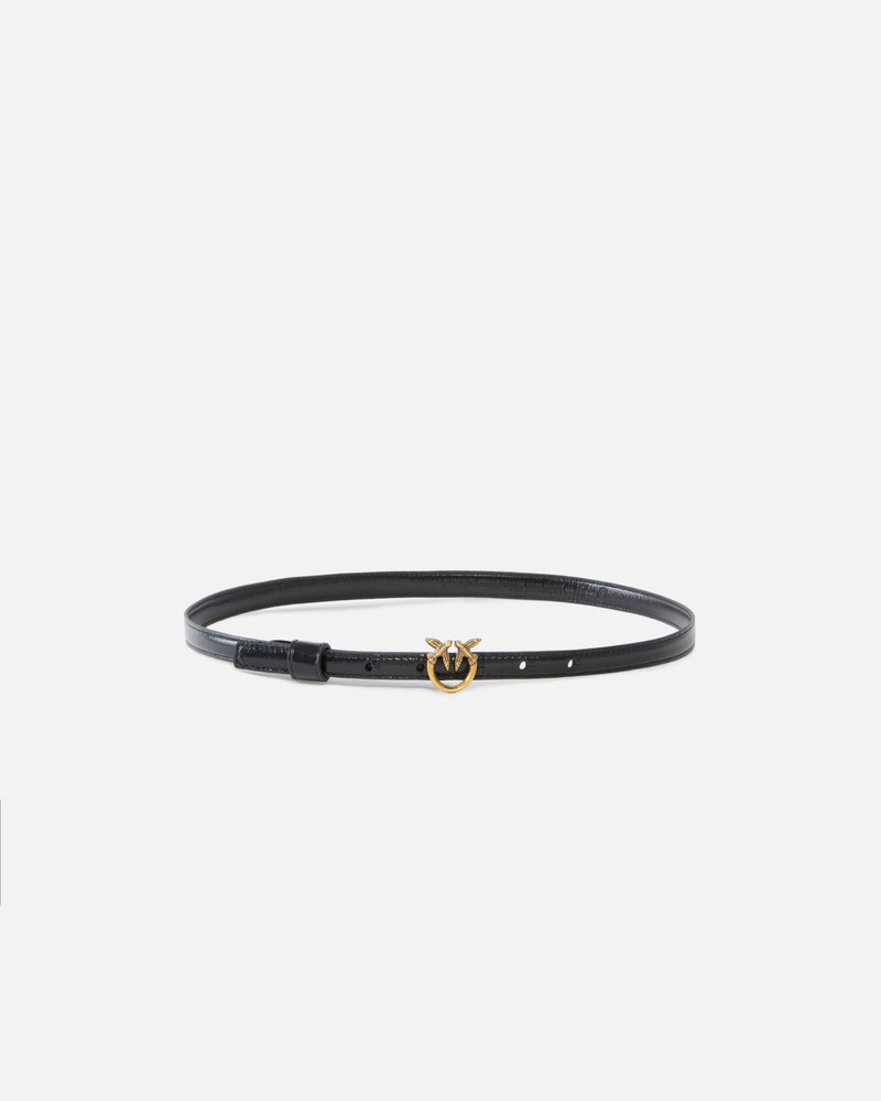 THIN BELT WITH LOVE BIRDS BUCKLE, 1 CM 1