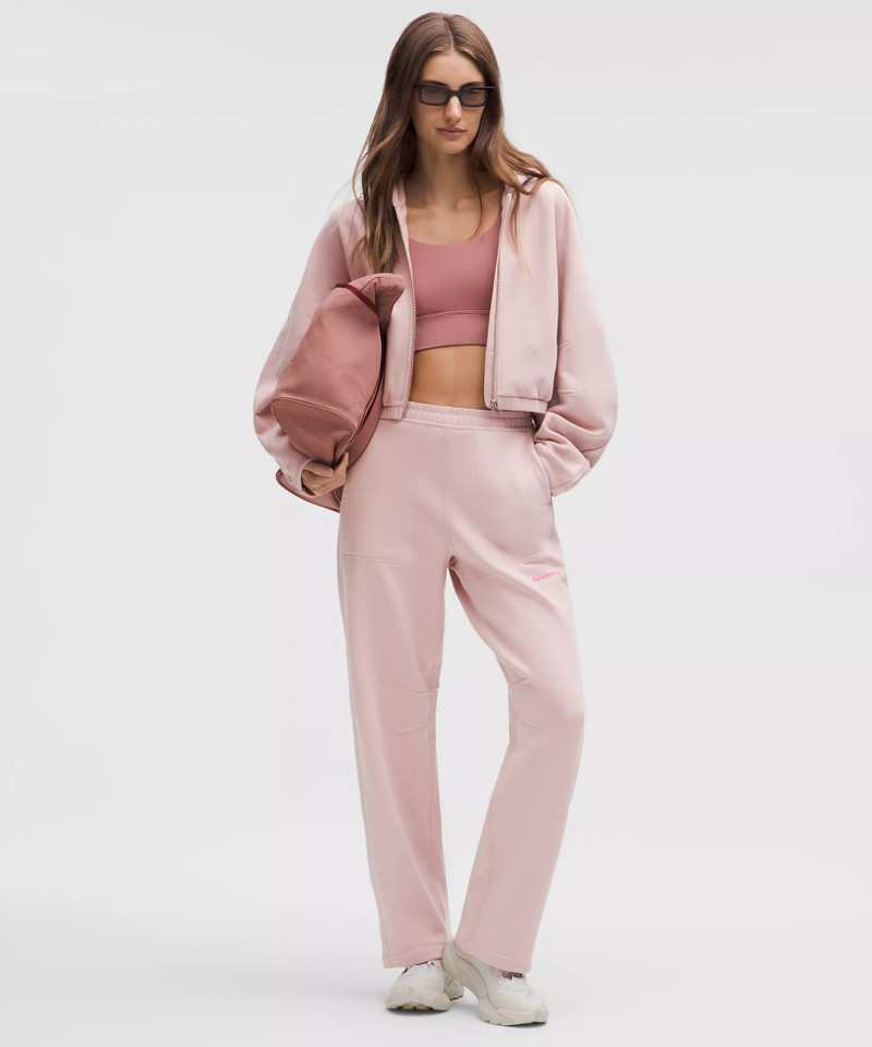 lululemon Loungeful Relaxed-Fit Full-Zip Cropped Hoodie outlook