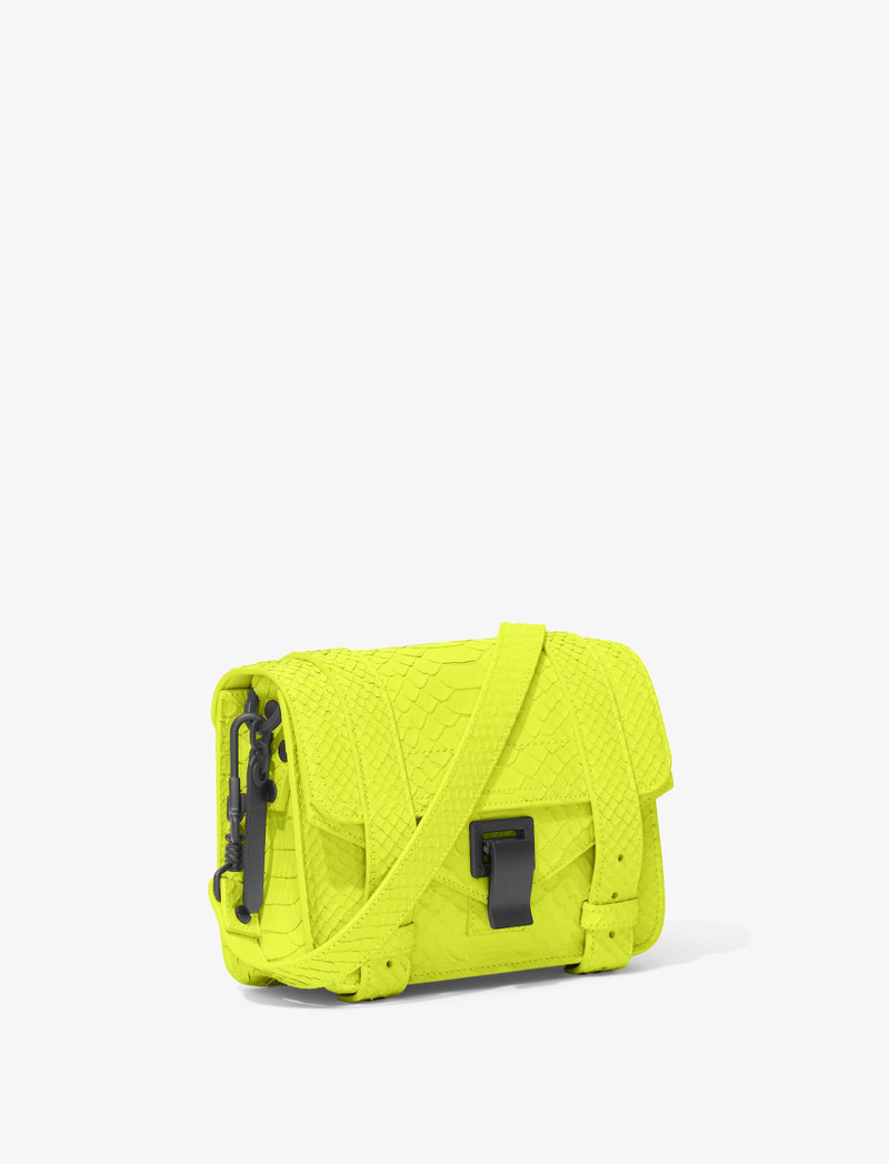 Carved Python PS1 Mini Crossbody Bag 2