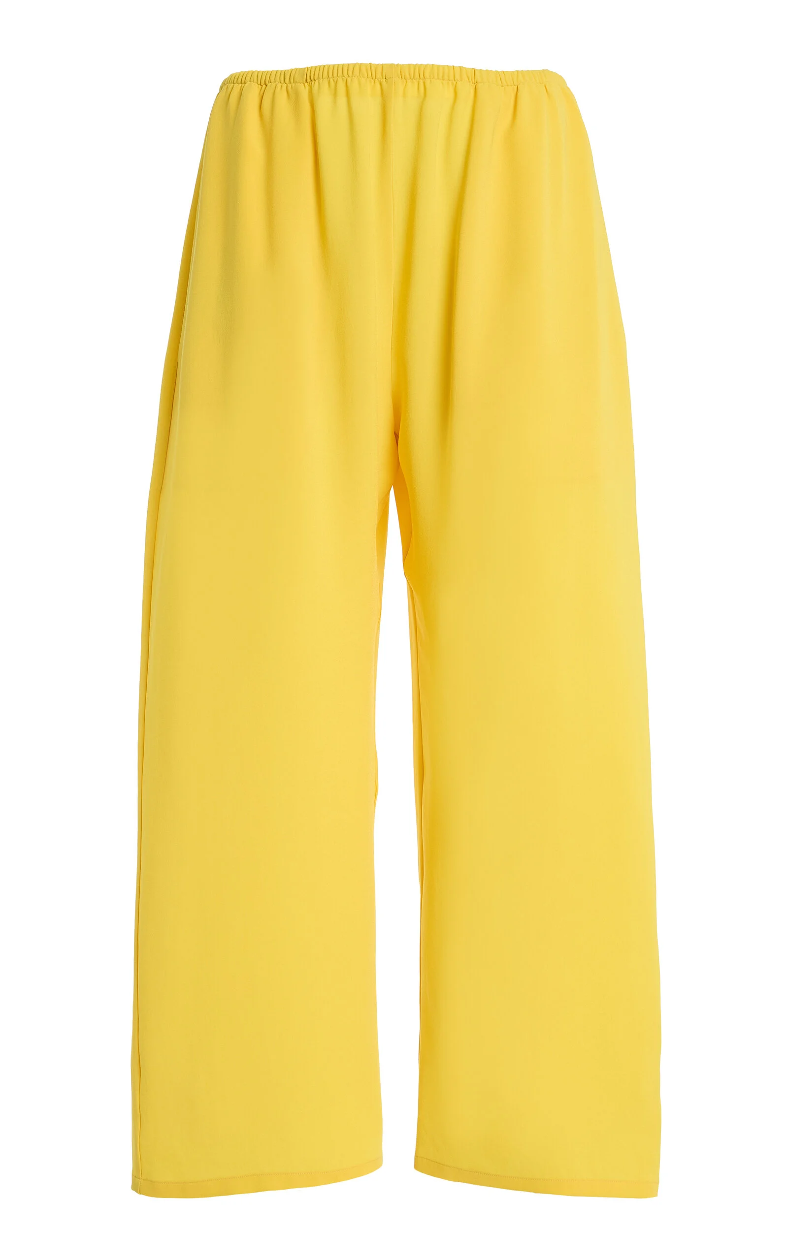 Ari Crepe Crop Pants yellow - 1