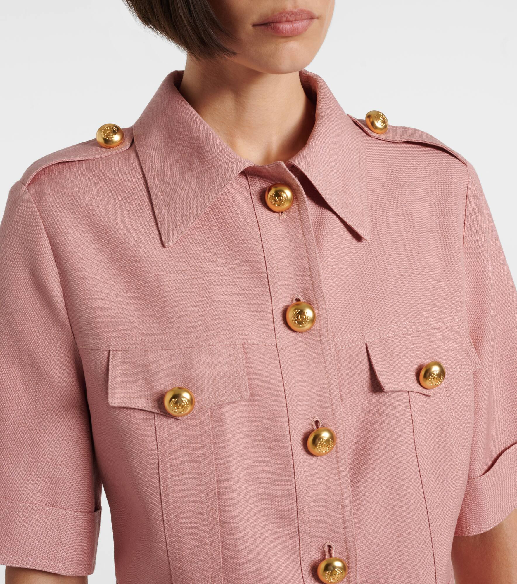 Cashmere and cotton jacket - 4