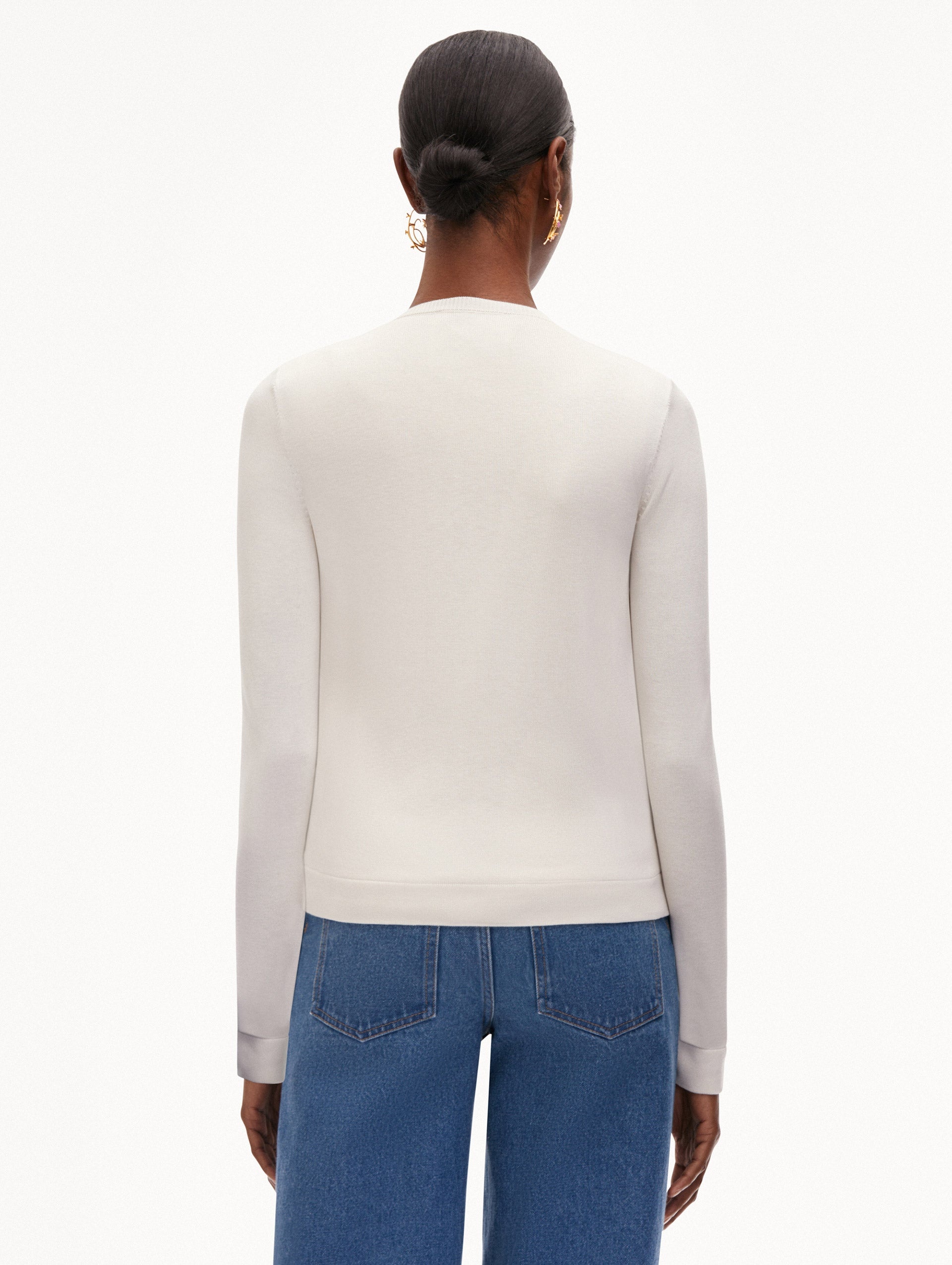 ORCHID THREADWORK INSET CARDIGAN - 4
