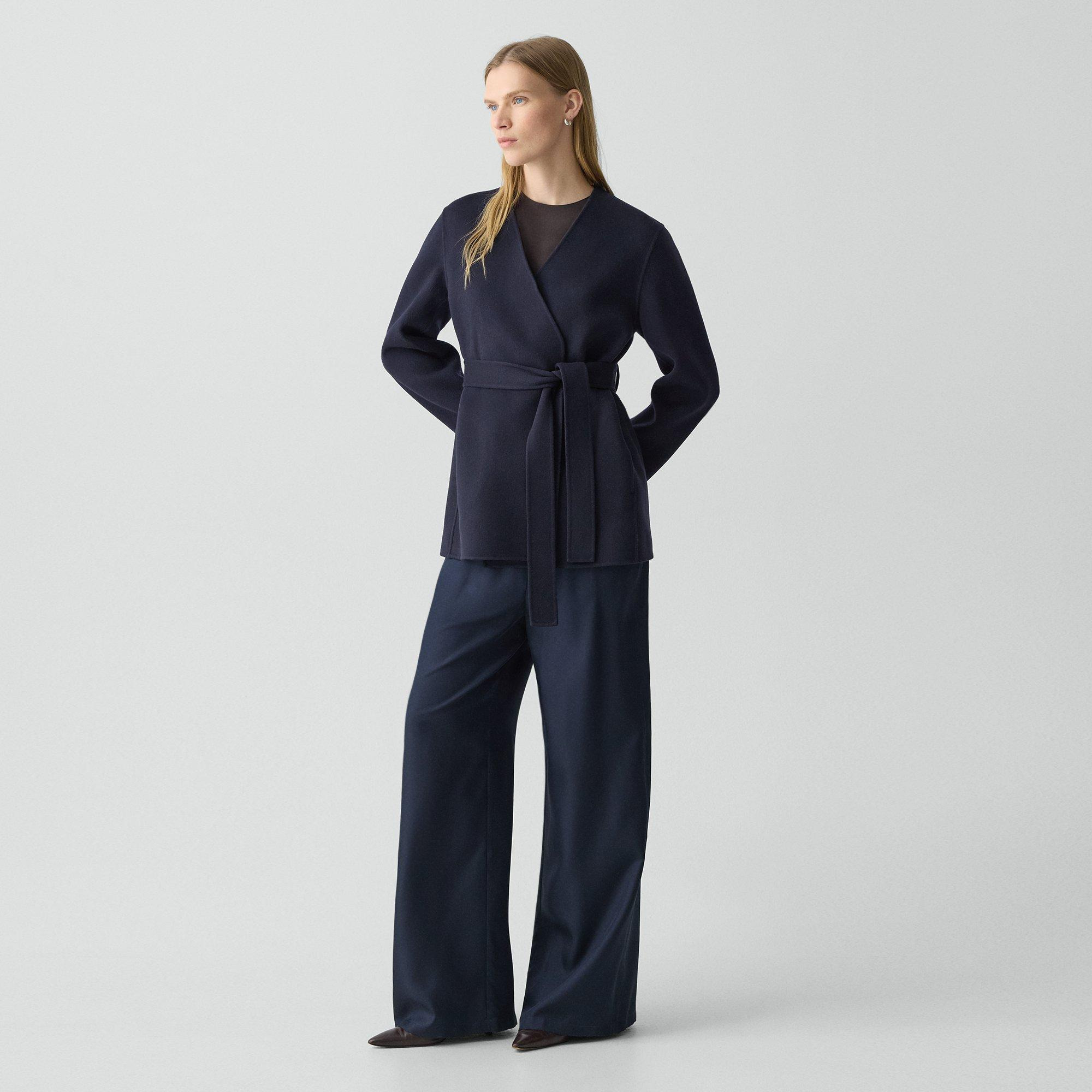 Cardigan Jacket in Double-Face Wool-Cashmere - 6