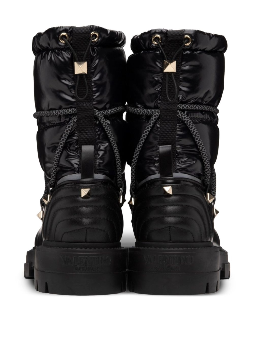 leather combat boots - 3