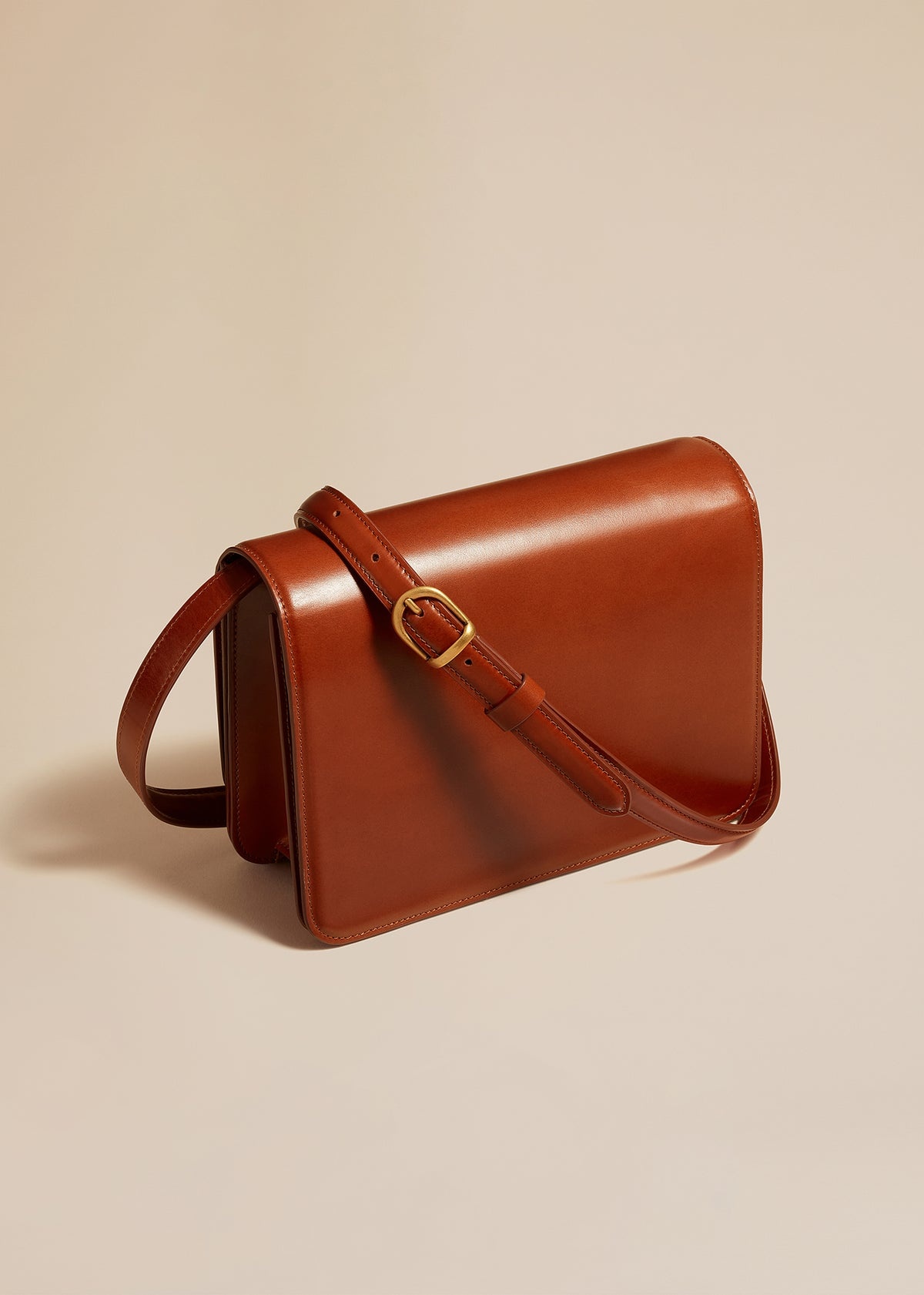 The Bridget Crossbody Bag in Cognac Leather - 2