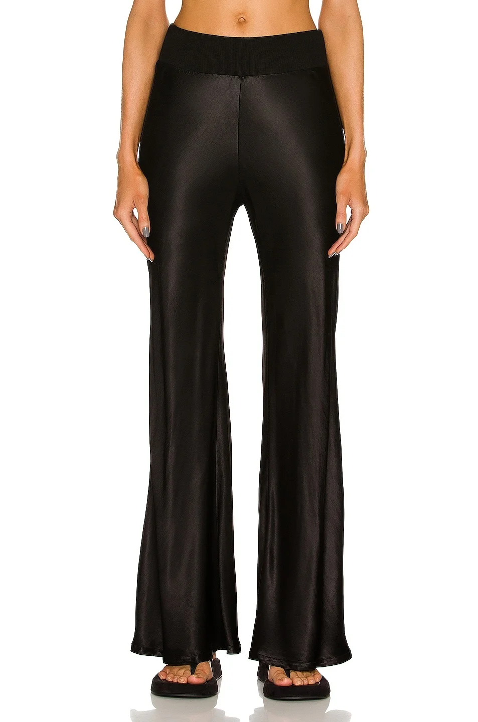 Satin Bias Cut Pant - 1