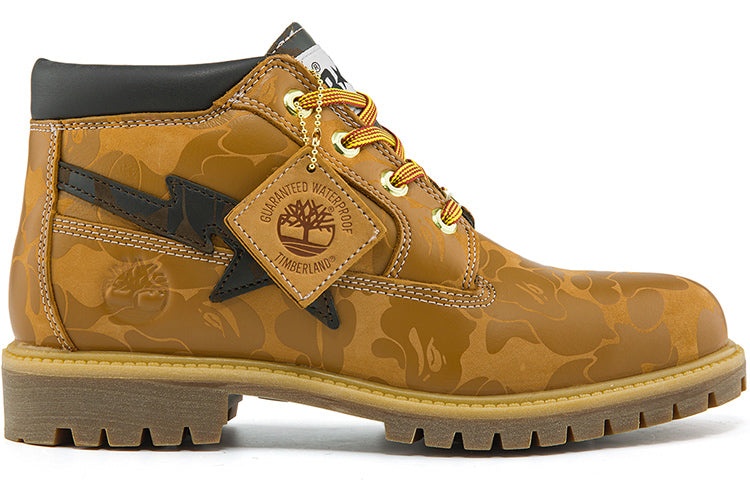 Timberland x BAPE Nelson Premium Waterproof Chukka Boots 'Wheat and Chocolate' A2QBXW - 2