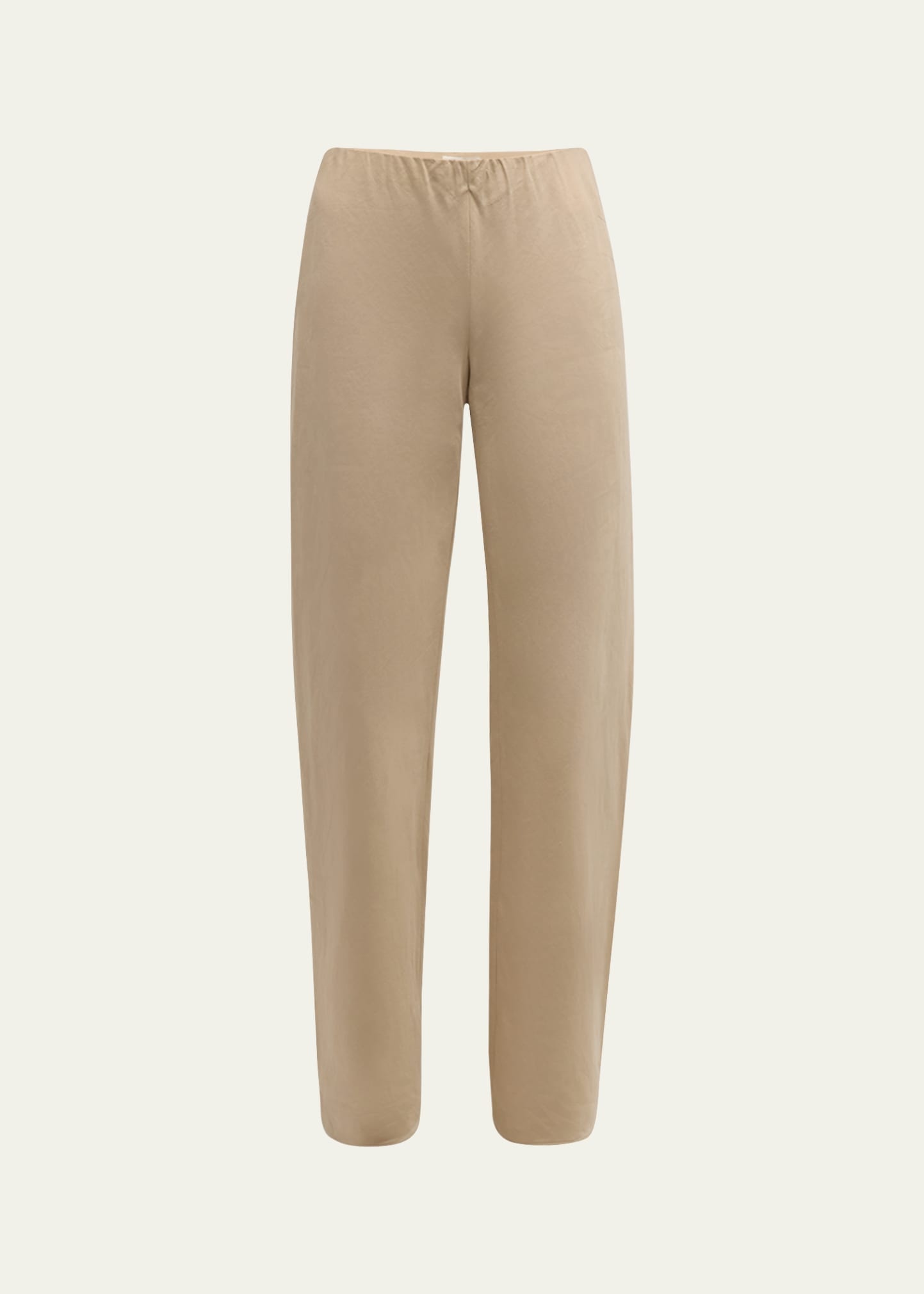 High-Waist Cotton Bias Pants - 1