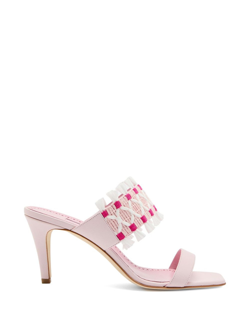 Efeso fringed woven-strap sandals 1