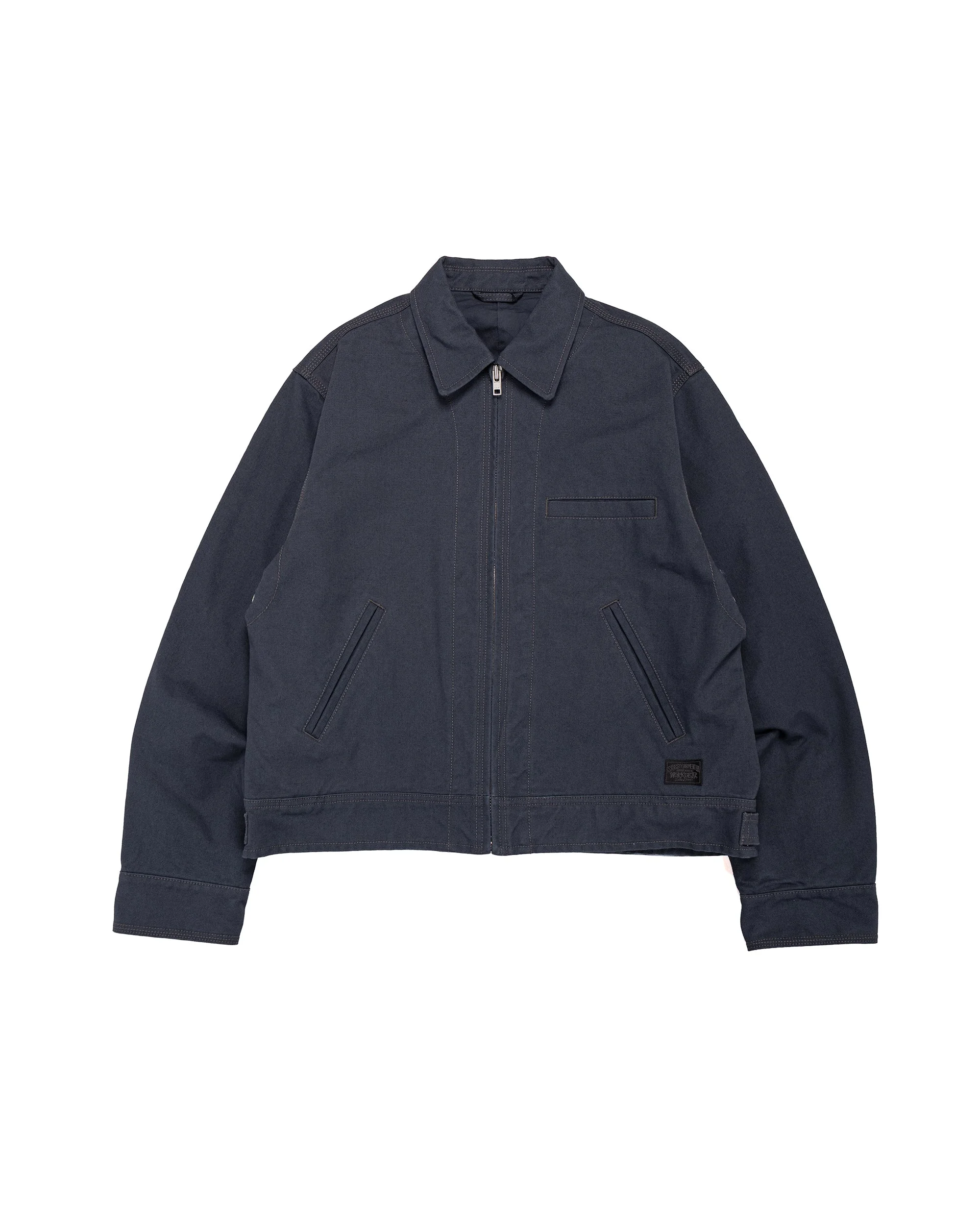 Stüssy Work Jacket Collared Blue - 1