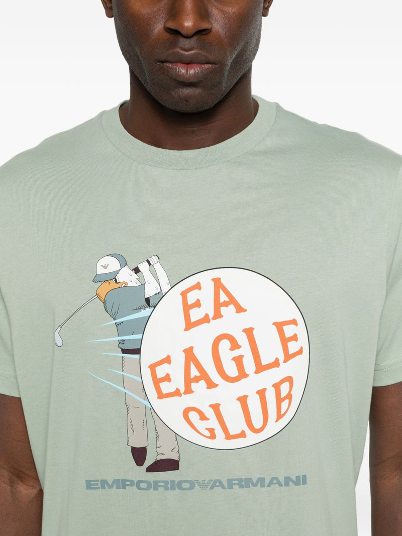 graphic crewneck T-shirt 5